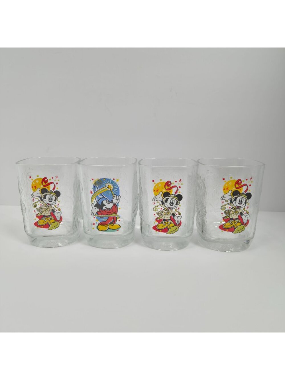 Vintage Disney World McDonald’s Year 2000 Celebration Glasses Set Of 4
